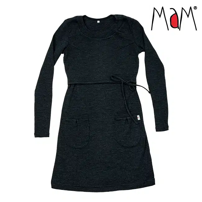 MaM - Robe tunique "motherhood" pour femme en laine mérinos