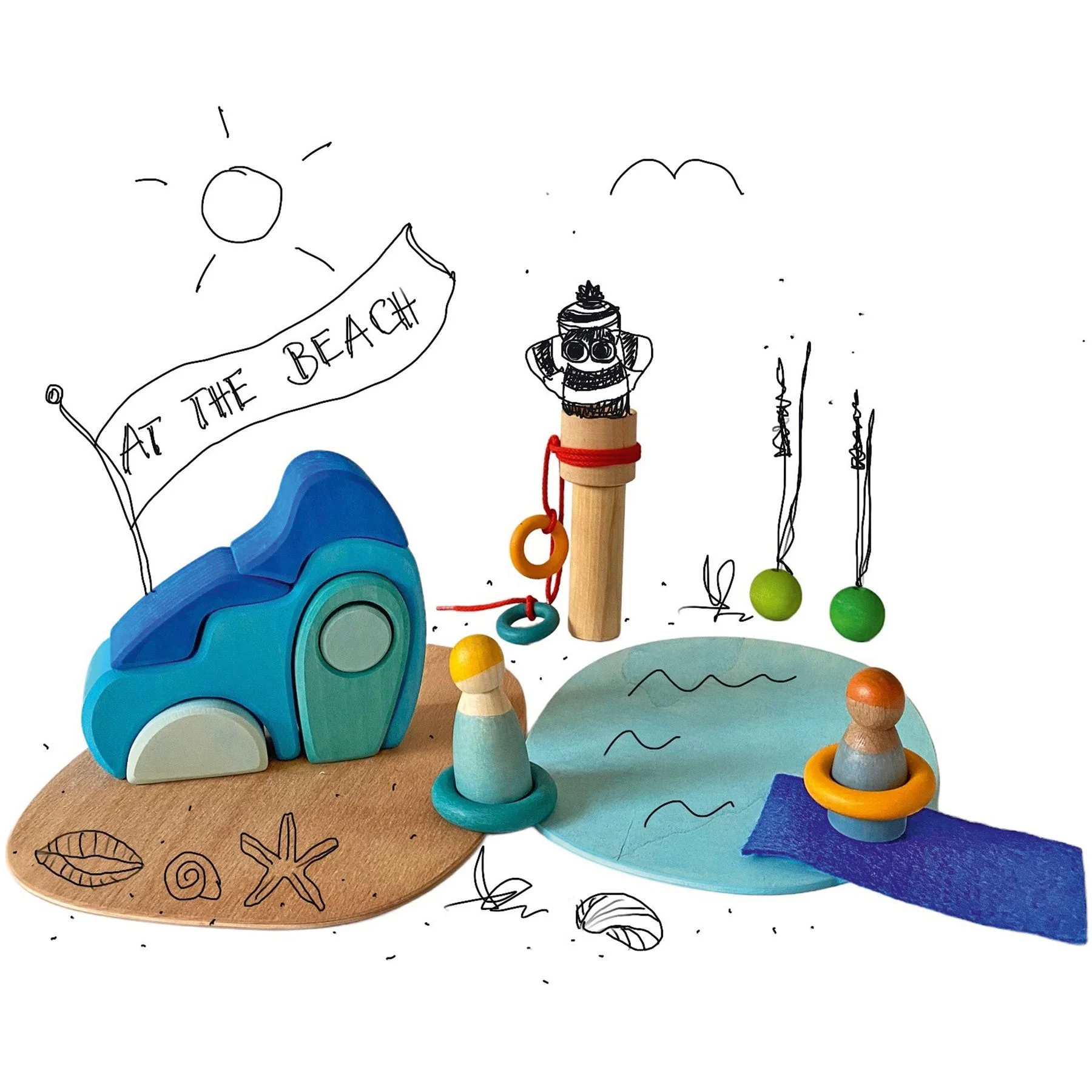 Mini monde au bord de l'eau de Grimms 01