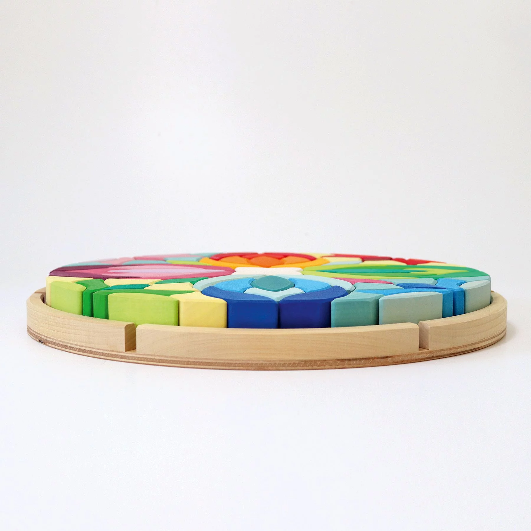 Jeu de construction en bois, mandala, puzzle Lara de Grimms 03