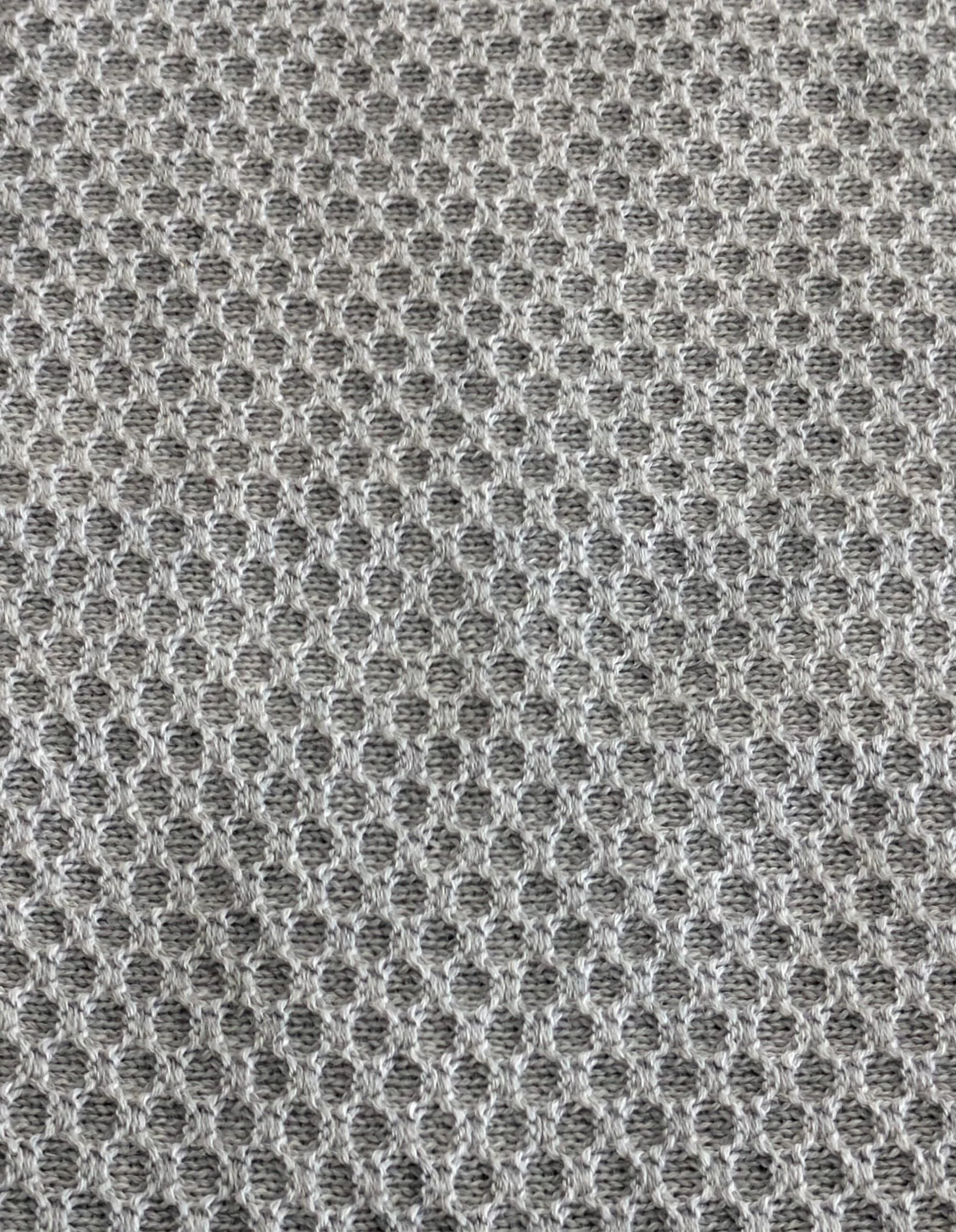 Disana couverture nid d'abeille gris