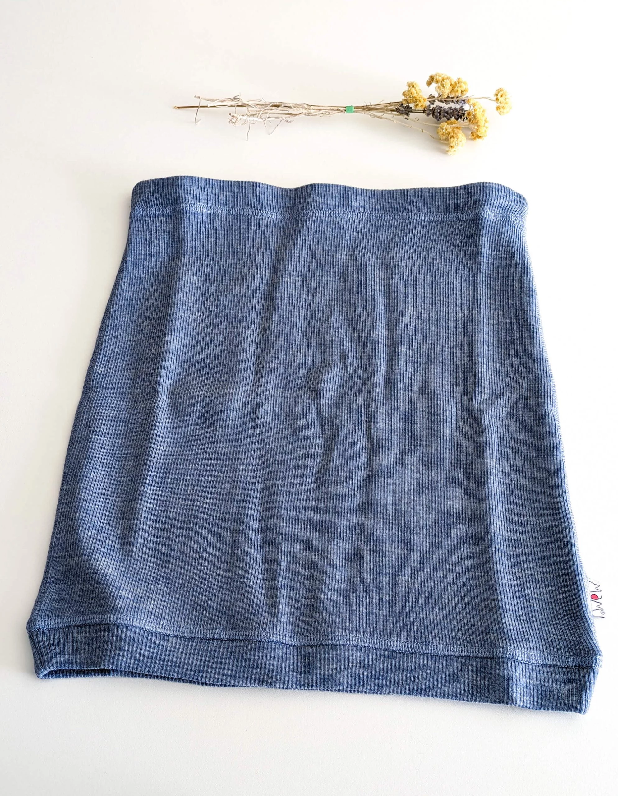 ManyMonths MaM multitube jupe adulte laine mérinos bleu bleu mist