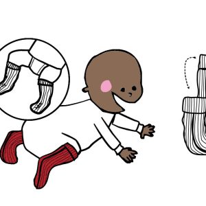 PRECO MANYMONTHS 2627 - Chaussette / chausson de portage en laine mérinos