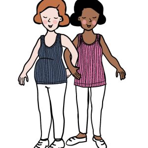 PRECO MANYMONTHS 2627 - Débardeur pour femme en laine mérinos (MaM)