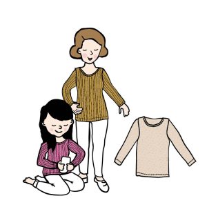 PRECO MANYMONTHS 2627 - T-shirt à manches longues en laine mérinos pour femme (MaM)