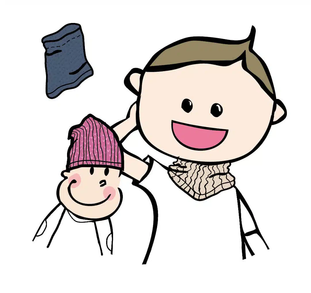 PRECO MANYMONTHS 2627 - Multitube, tour de cou ou bonnet en laine mérinos pour enfant